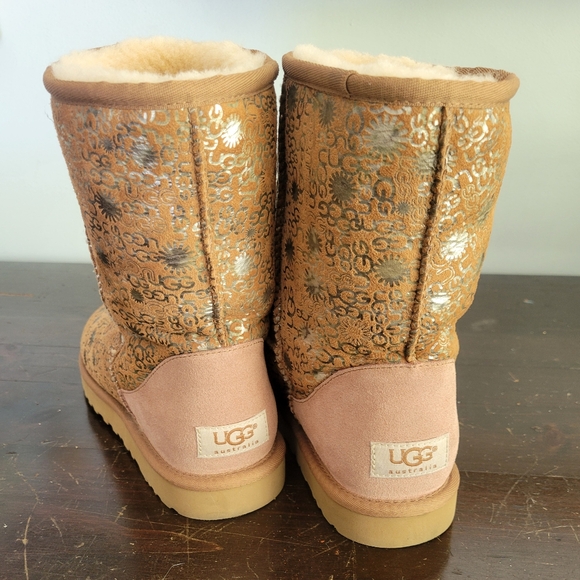 UGG Limited Edition Classic Short Fancy Boots - Picture 2 of 4